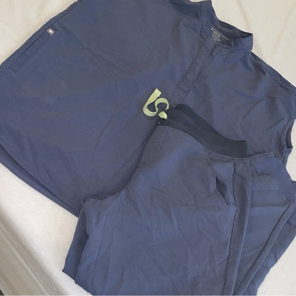Blue Scrub Set